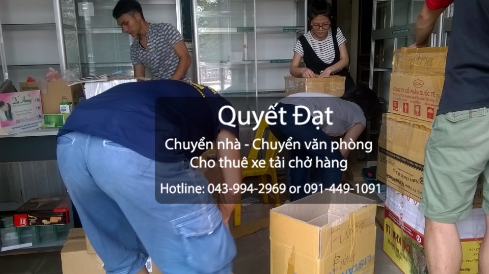 Chuyển văn phòng Hà Nội tại phố Lạc Chính