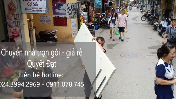 Dịch vụ chuyển nhà trọn gói Quyết Đạt tại phố Đinh Liệt