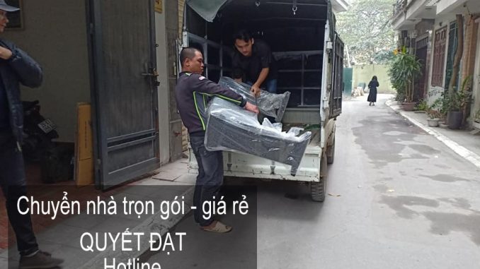Dịch vụ chuyển nhà Quyết Đạt tại phố Phạm Văn Đồng