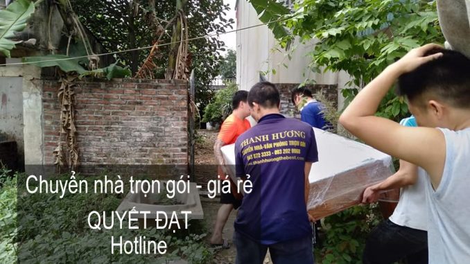 Dịch vụ chuyển nhà Quyết Đạt tại phố Lê Văn Hiến