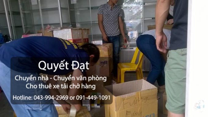 chuyển nhà trọn gói Quyết Đạt tại quận Hoàn Kiếm.